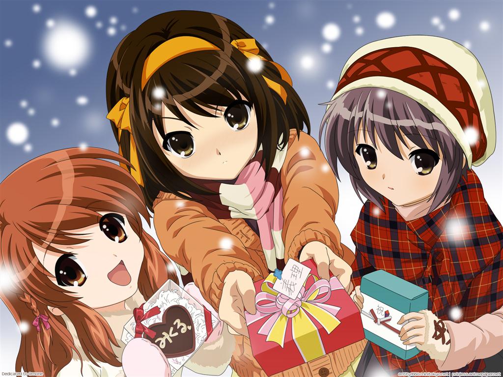 Konachan.com - 34990 asahina_mikuru christmas fuyu nagato_yuki scarf snow suzumi.jpg