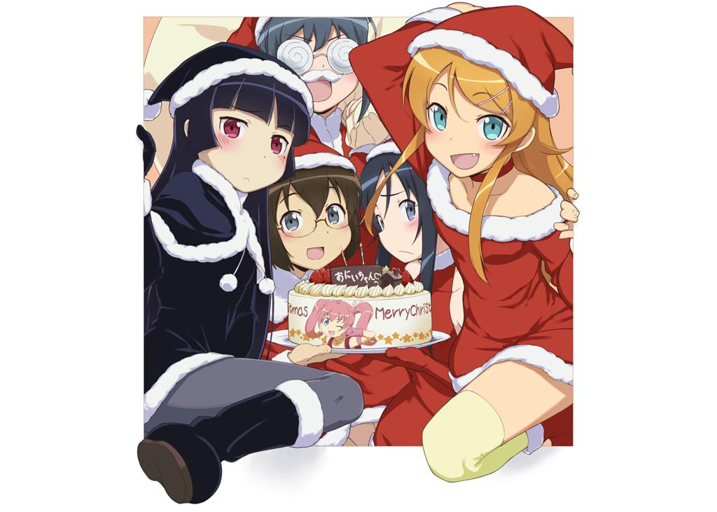 Konachan.com - 91370 aragaki_ayase christmas gokou_ruri kanna_asuke kousaka_kiri.jpg